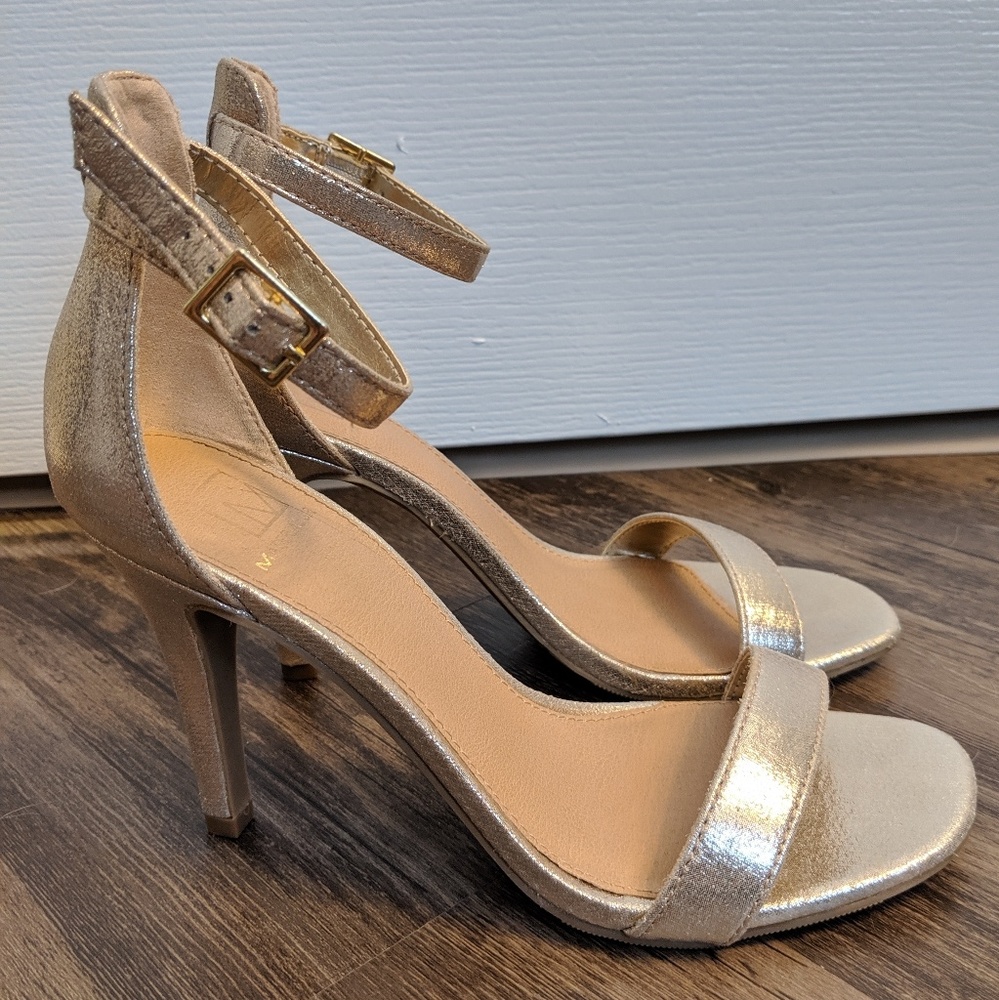 Material Girl Gold Heels